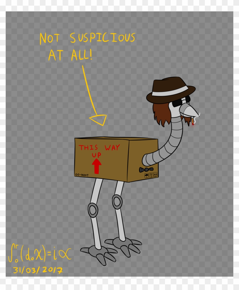 [com] Secret Agent Noot - Cartoon Clipart