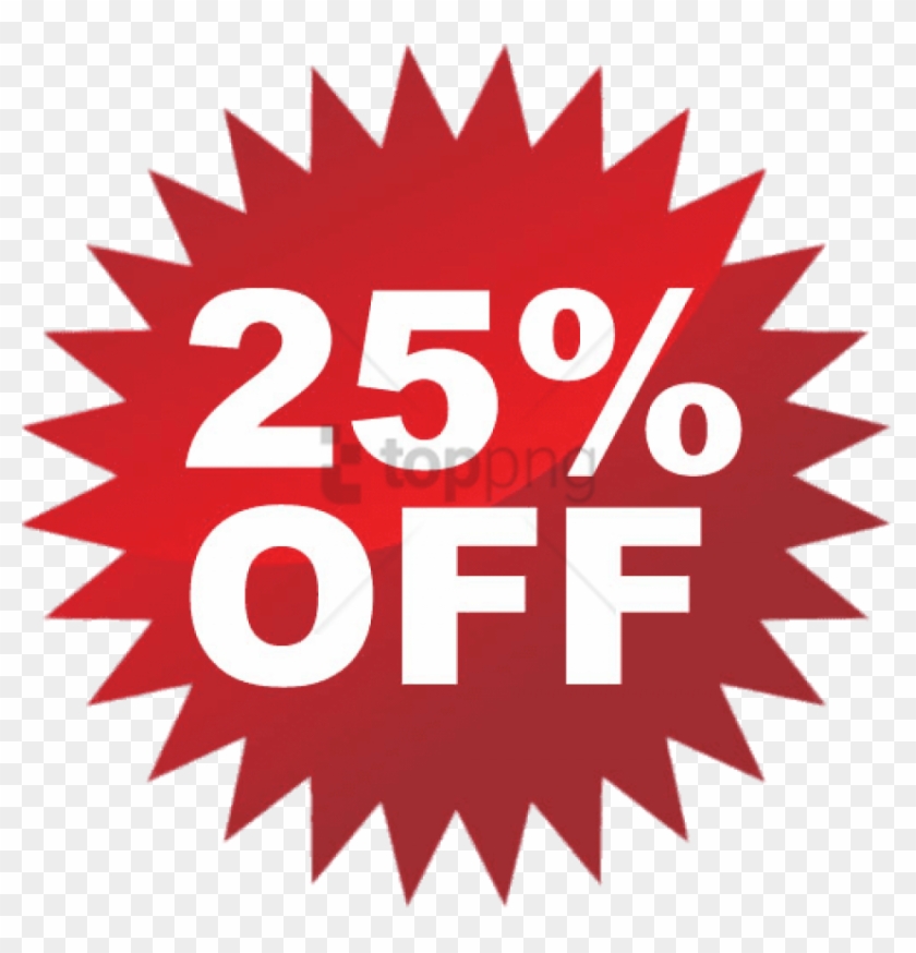 25% Discount Png Image With Transparent Background - 25% Off Tag Png Clipart #5088762