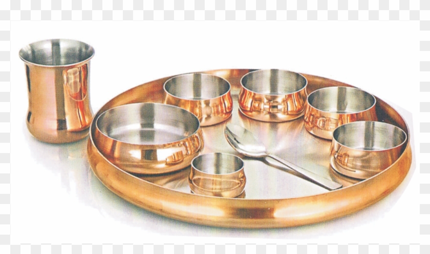 Copper Coted Dish Set - Circle Clipart #5089014