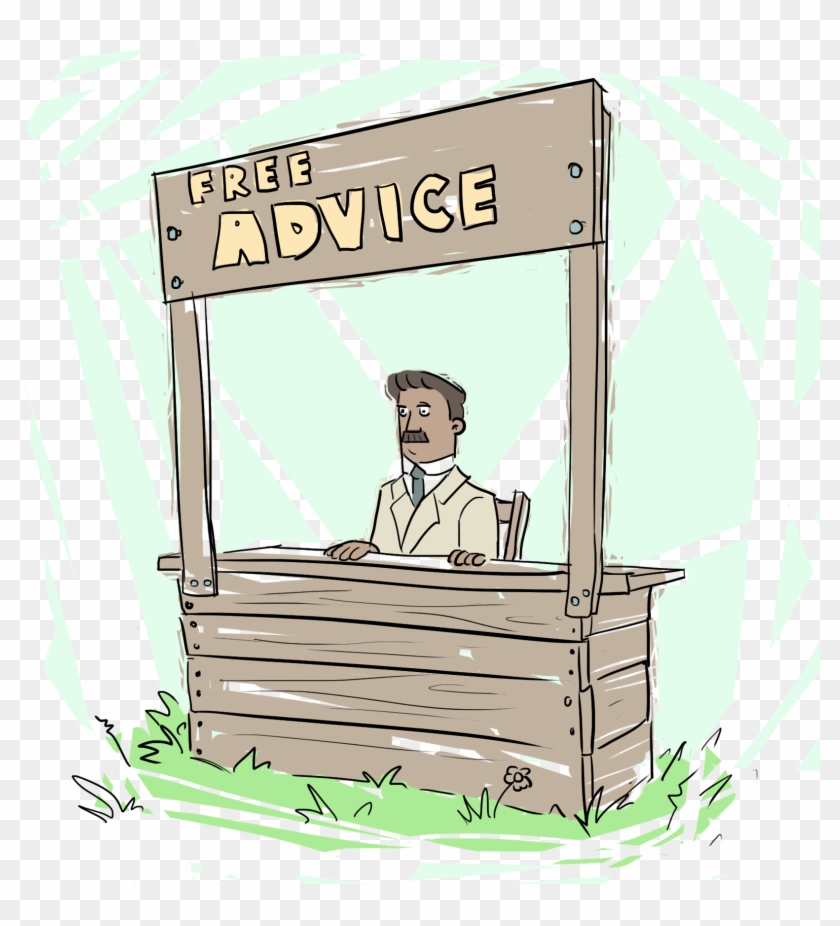 If You Want Money, Ask For Advice - Cartoon Clipart