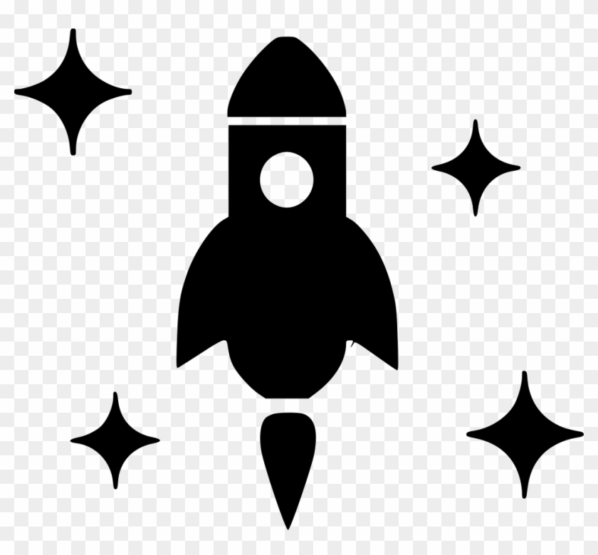 Sky Stars Cosmos Comments - Rocket And Stars Icon Clipart
