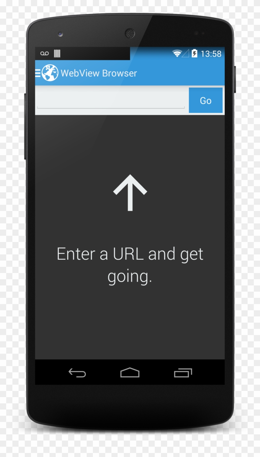 Non Translucent And Translucent Android Actionbar - Smartphone Clipart