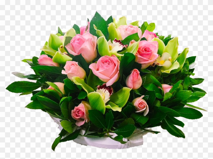 Png Transparent Basket Of Flowers Clipart