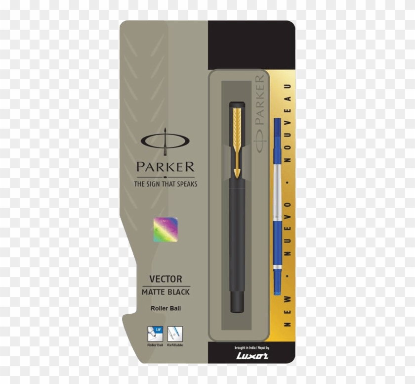Product - Parker Vector Gold Ball Pen Price Clipart