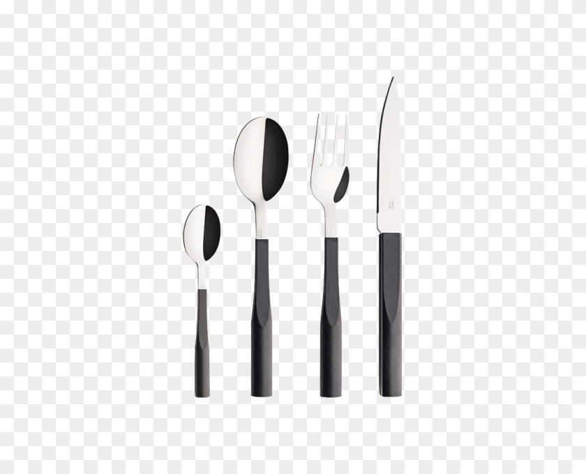 L'econome By Stark Mirror Finish Black Truffle Cutlery, - Knife Clipart #5090211