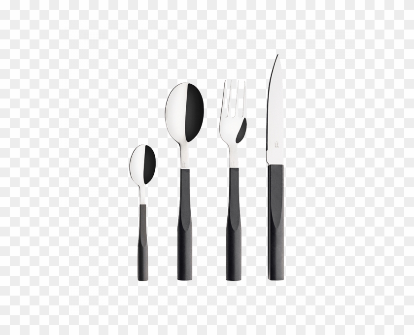 L'econome By Stark Mirror Finish Black Truffle Cutlery, - Knife Clipart