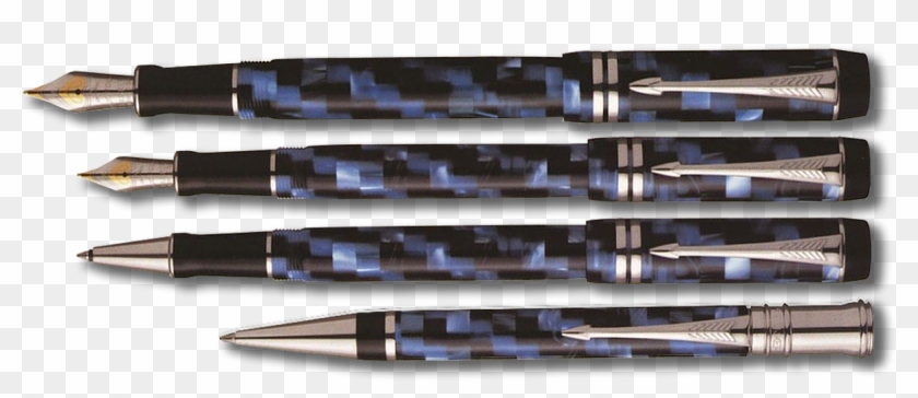 Parker Centennial Duofold Check Marine - Parker Duofold Check Centennial Clipart