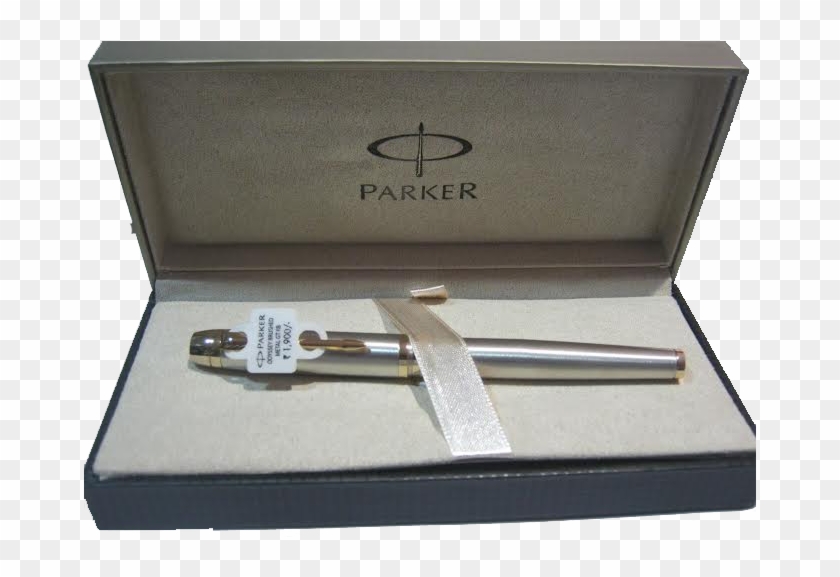 Odyssey Brushed Metal Roller Ball Pen - Box Clipart