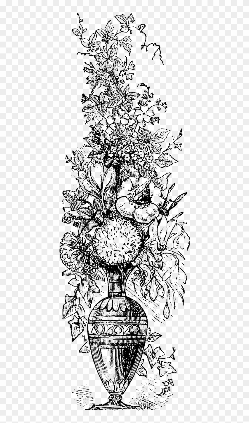 How Beautiful This Digital Stamp Design Would Look - Bouquet Clipart