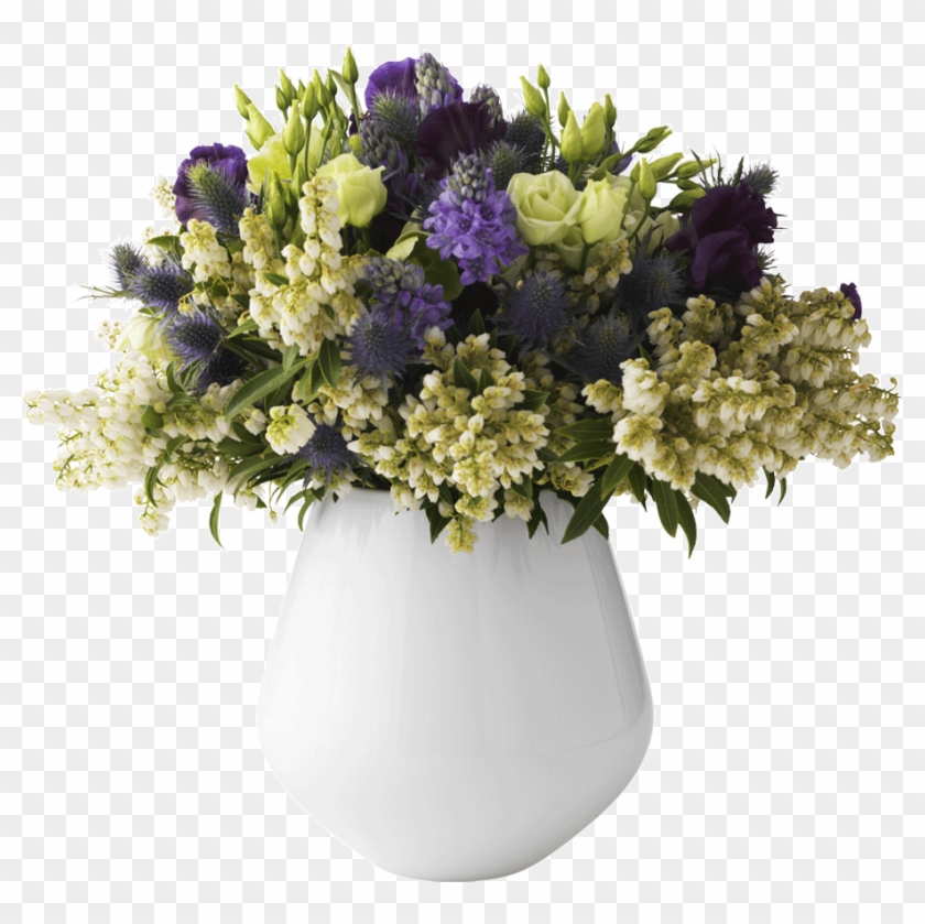 Musselmalet Vase Stor Clipart