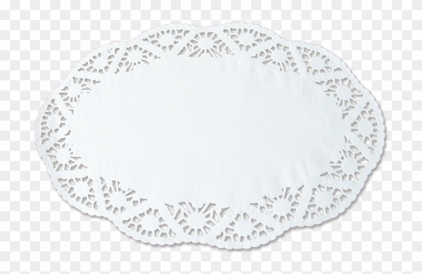 Doyleys Oval Shape - Doily Clipart