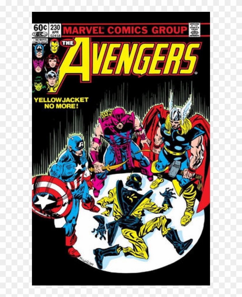 Купете Comics 1983-04 The Avengers - Thor And Hawkeye Comic Clipart