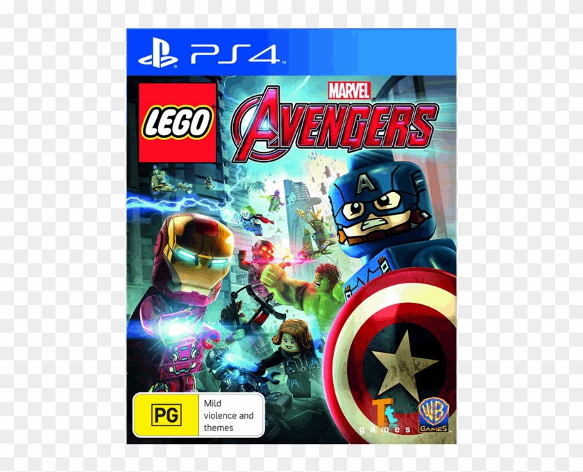 Lego Marvel's Avengers - Lego Avengers Ps4 Game Clipart #5091362