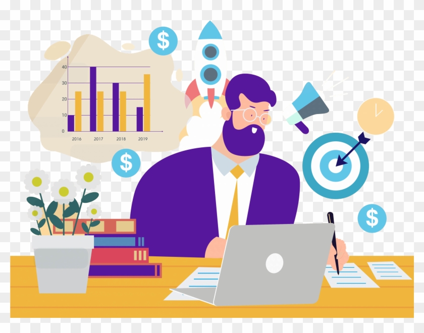 Digital Marketing Background Vector , Png Download - Textos Narrativos Clipart #5091595