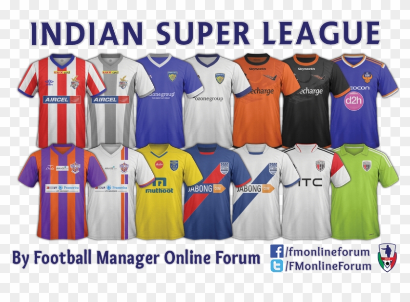 Indian Super League Football Jersey Clipart