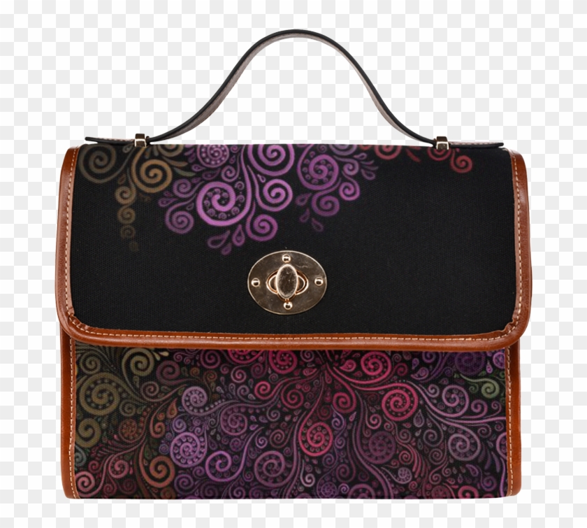 Psychedelic 3d Rose Abstract Waterproof Canvas Bag/all - Handbag Clipart #5091986