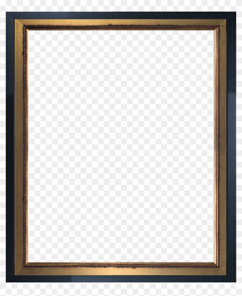 Burnished Gold And Studio Black Wood Custom Stacked - Picture Frame Clipart #5092228