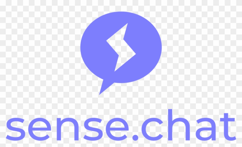 Sense Chat Logo 1 Color Purple Web - Sense Chat Clipart