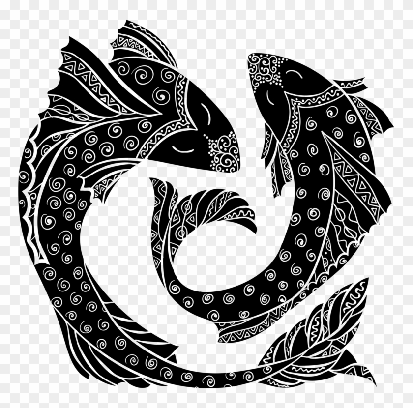 Pisces Astrological Sign Zodiac Horoscope Astrology - Pisces Sign Clipart