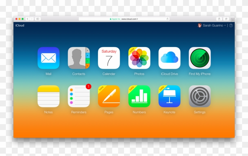 Icloud Main Page - Icloud Whatsapp Clipart #5093174