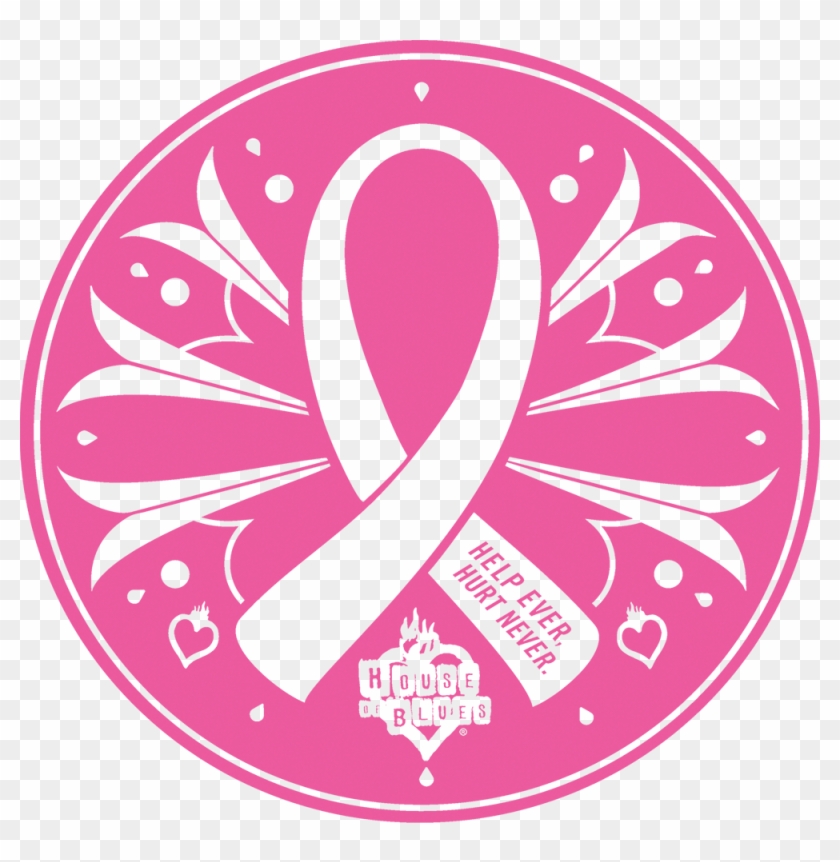 House Of Blues Is Proud To Support Breast Cancer Awareness - Breast Cancer Awareness Png Logo Clipart #5093522