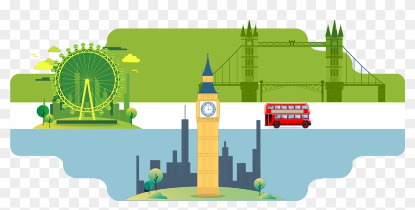 Service Learning & Educational Tours United Kingdom - Ferris Wheel Clipart #5093916
