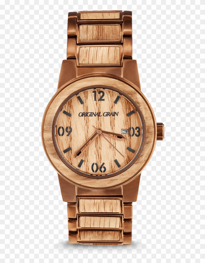 Whiskey Barrel 42mm By Original Grain - Original Grain Whiskey Barrel Watch Clipart
