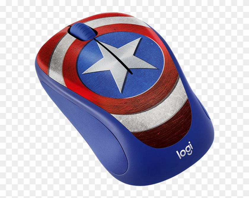 Captain America - Logitech M238 Marvel Clipart #5094243