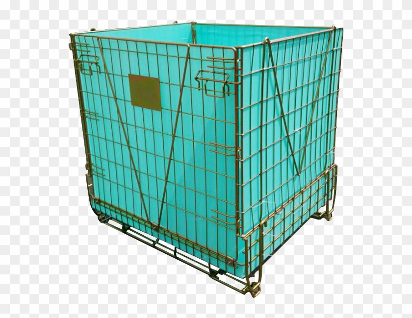 Wire Mesh Container Eu Series , Png Download - Cage Clipart #5094288