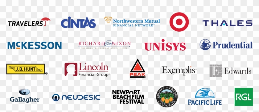 Traverlers Insurance, Cintas, Northwestern Mutual, - Prudential Clipart