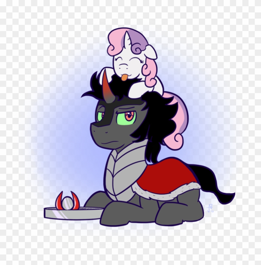 My Little Pony - Mlp Sweetie Belle And King Sombra Clipart #5094451