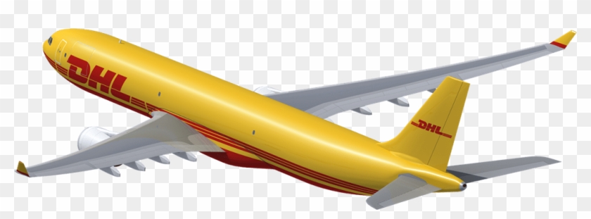 Dhl Express É A Primeira Companhia A Receber O Cargueiro - A330p2f Dhl Clipart #5094544