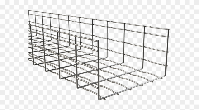 Wire Mesh Cable Tray Bfr H6" - Shelf Clipart #5094825