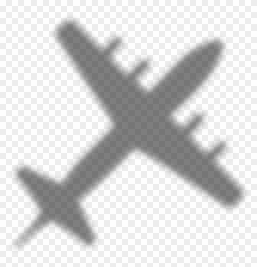 1 - Sombra Aviao Png Clipart