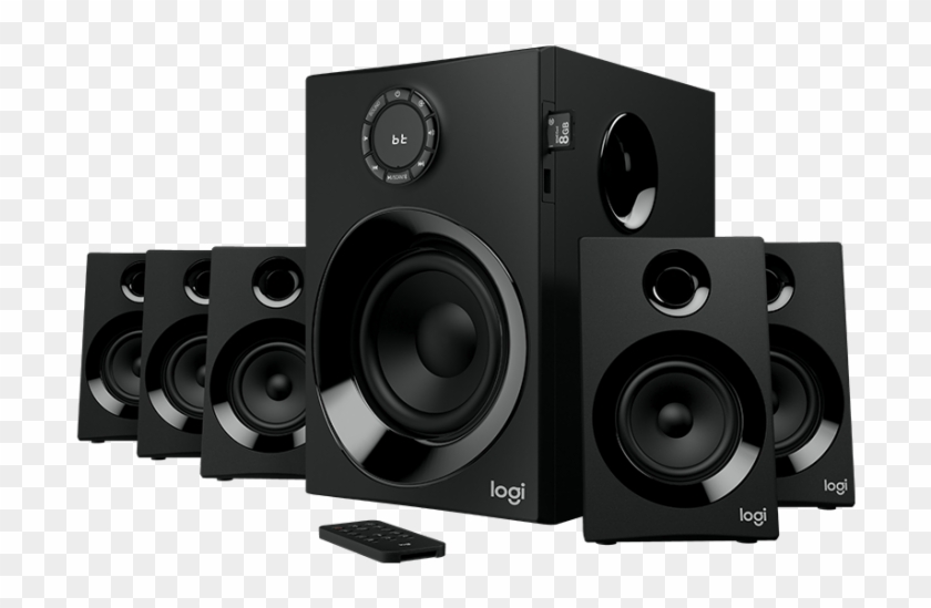 Image Of Logitech Z607 Pc Speakers - Z607 5.1 Surround Sound Speaker System Clipart #5094993