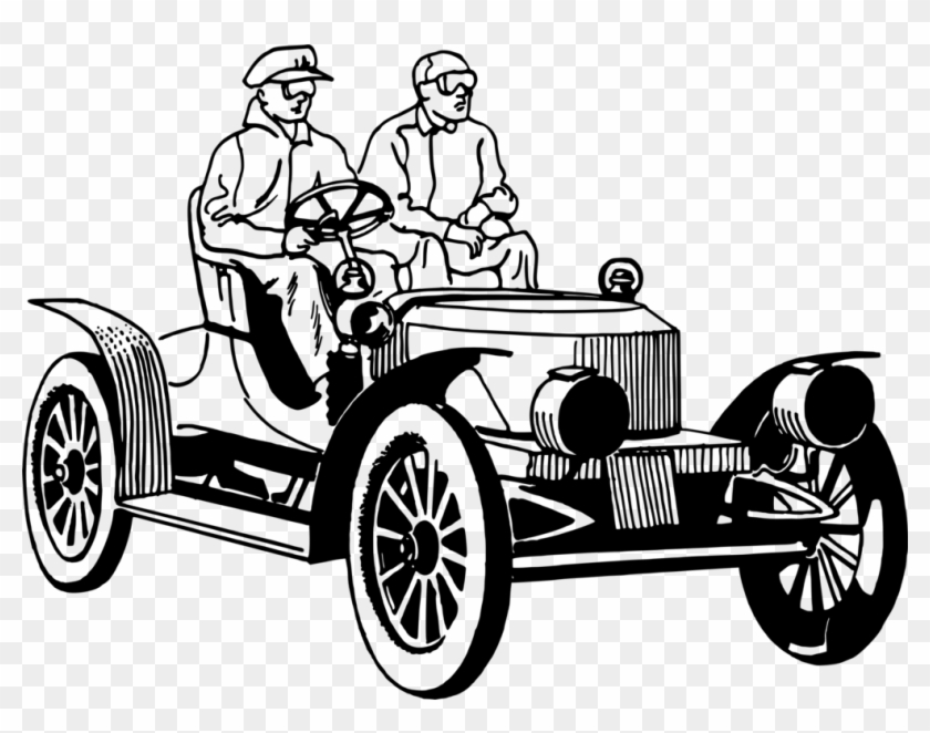 Vintage Car Steam Car Steam Engine Motor Vehicle - Antique Car Clipart