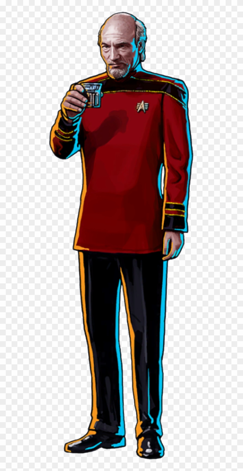 Admiral Picard Is A Member Of The Captain Kellyplanet - Belt Clipart #5095228