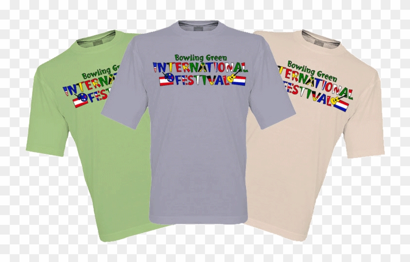 Bowling Green International Festival Logo T-shirt Design - International T Shirt Design Clipart