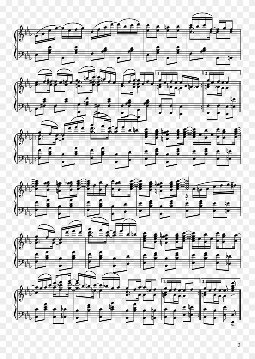 Perennial Rag Sheet Music Composed By Andrew Turner - Sheet Music Clipart #5095918