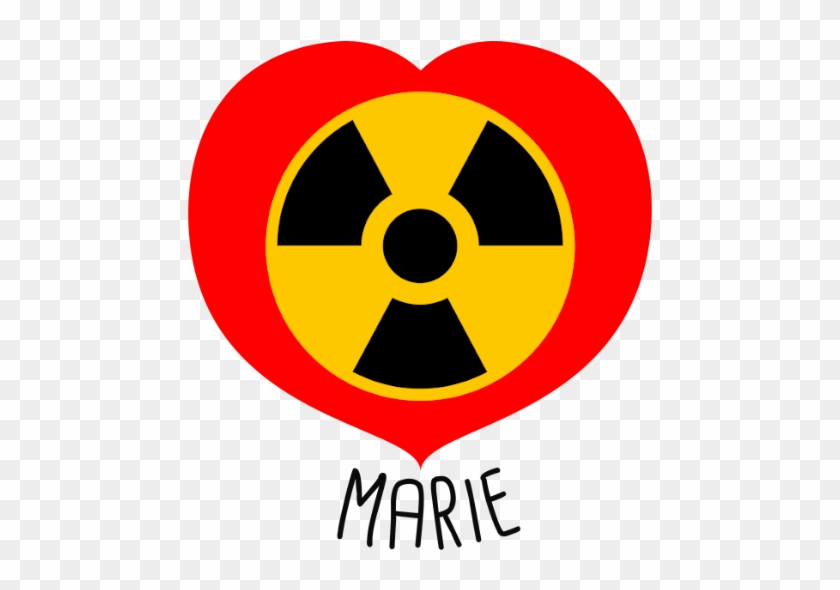 Marie Curie - Hazard Symbol Clipart