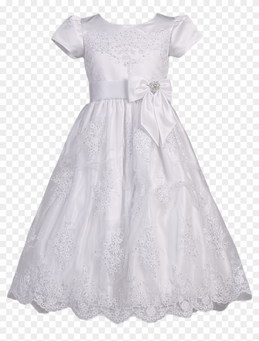 Lace Applique Png Transparent Background - Dress Clipart #5096258