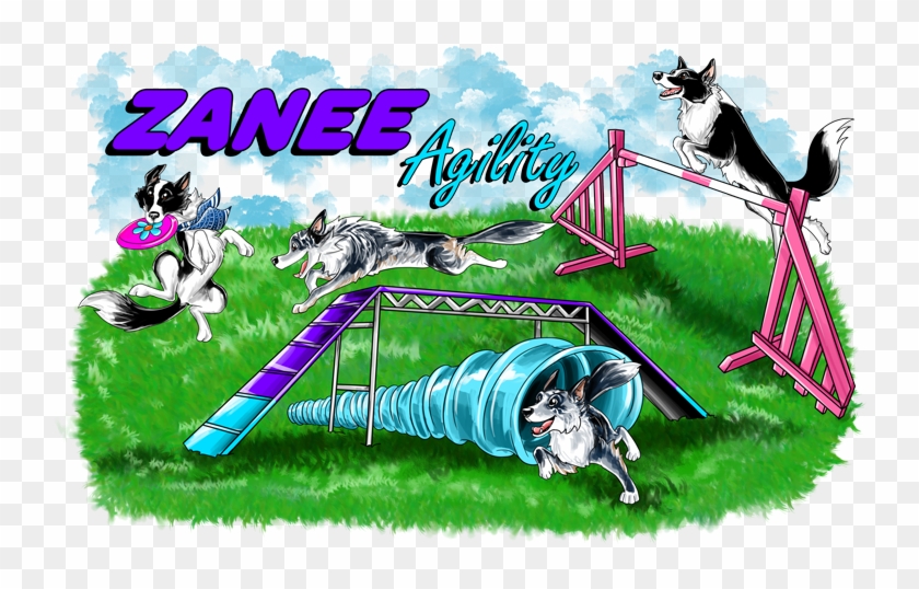 Dog Agility Cartoon Clipart