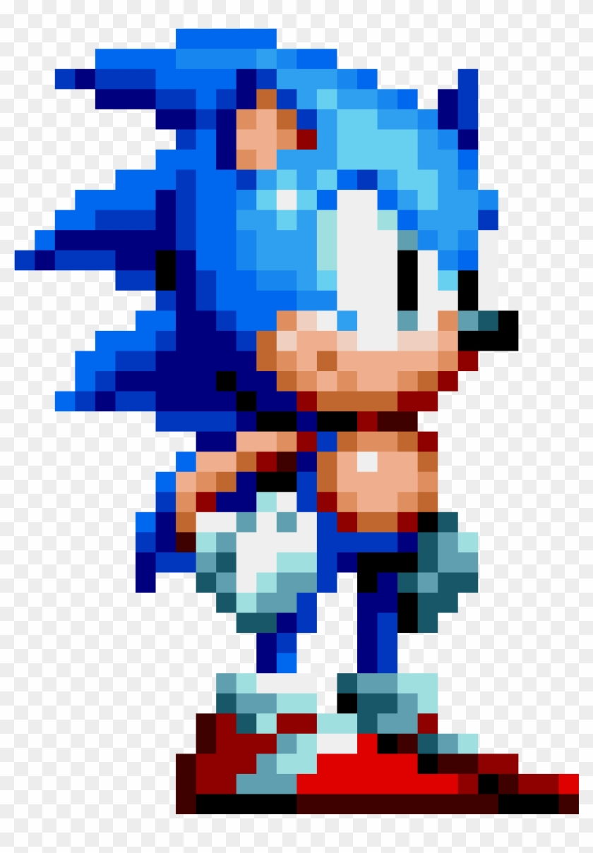Sonic 3 & Sonic Mania Sprite Fusion - Sonic Mania Pixel Art Clipart