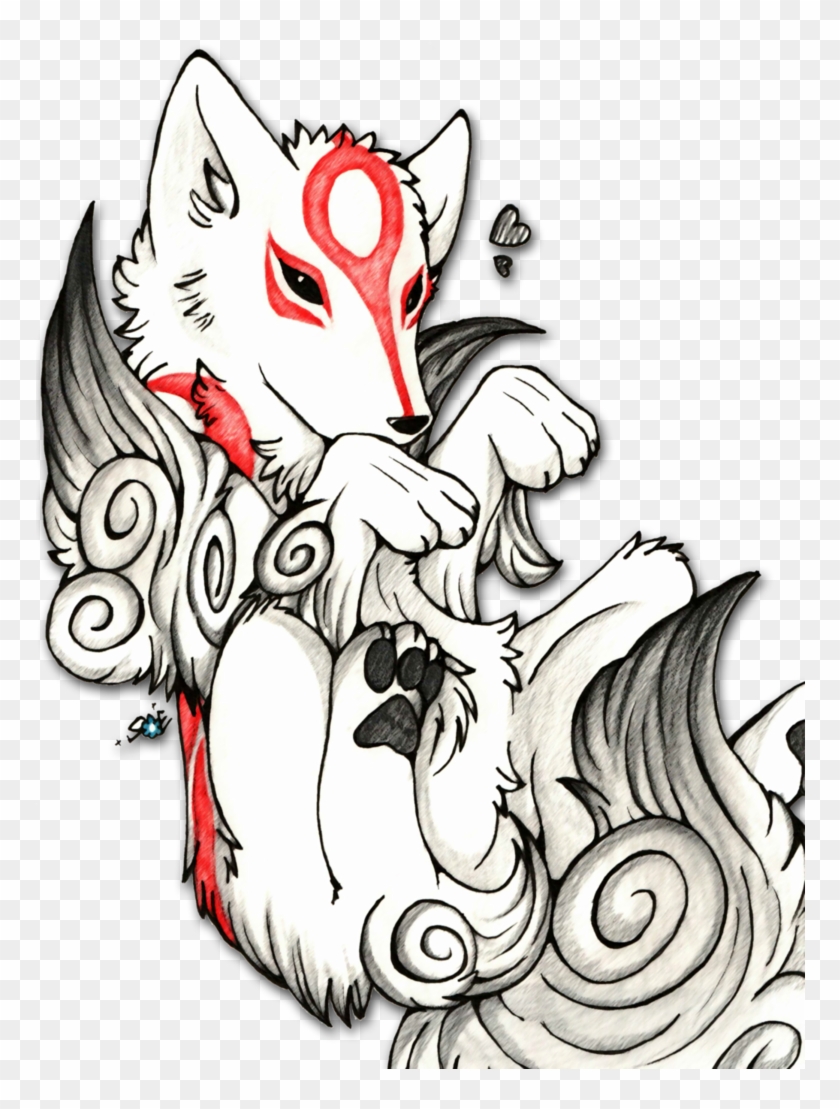 Amaterasu - Cartoon Clipart #5097338