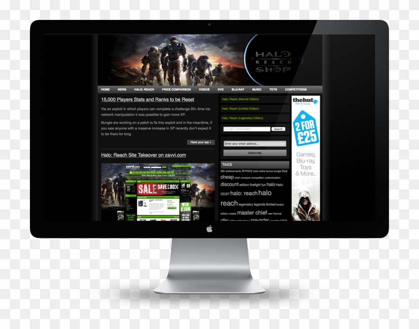 Halo Reach Shop - Online Advertising Clipart