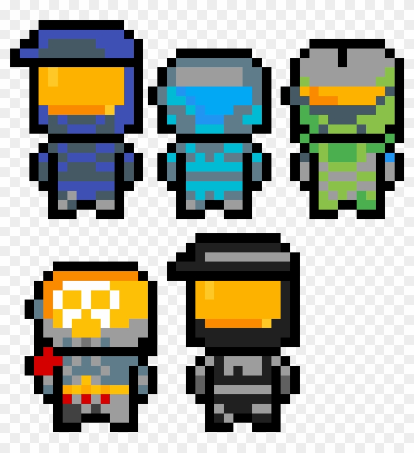 Halo Reach - Pixel Art Clipart #5097573