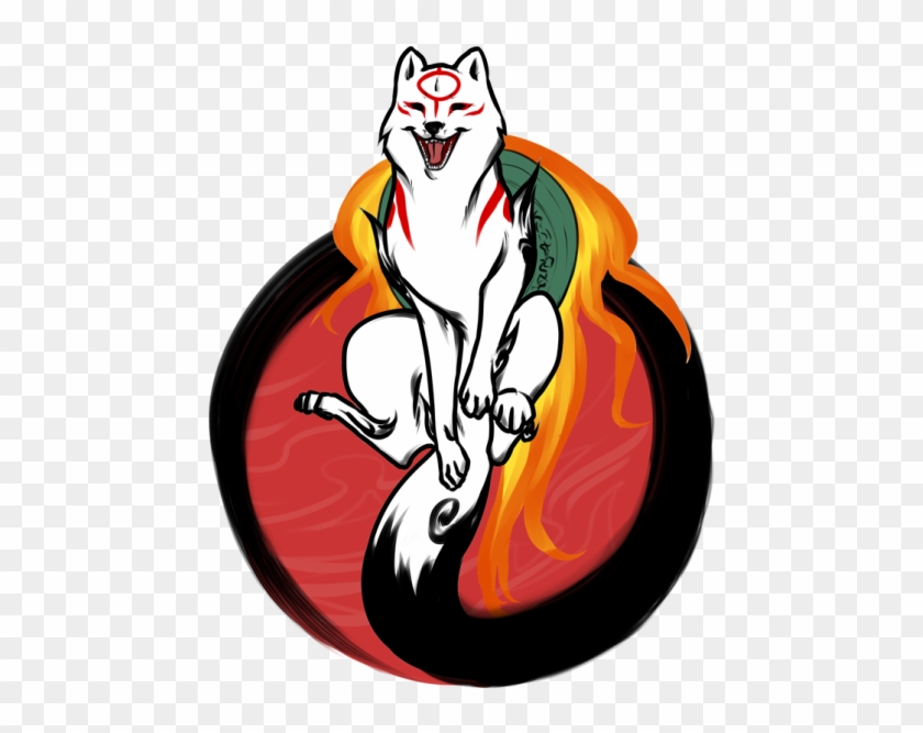 #ookami #amaterasu #okami #videogame #playstation #whitewolf - Illustration Clipart #5097599