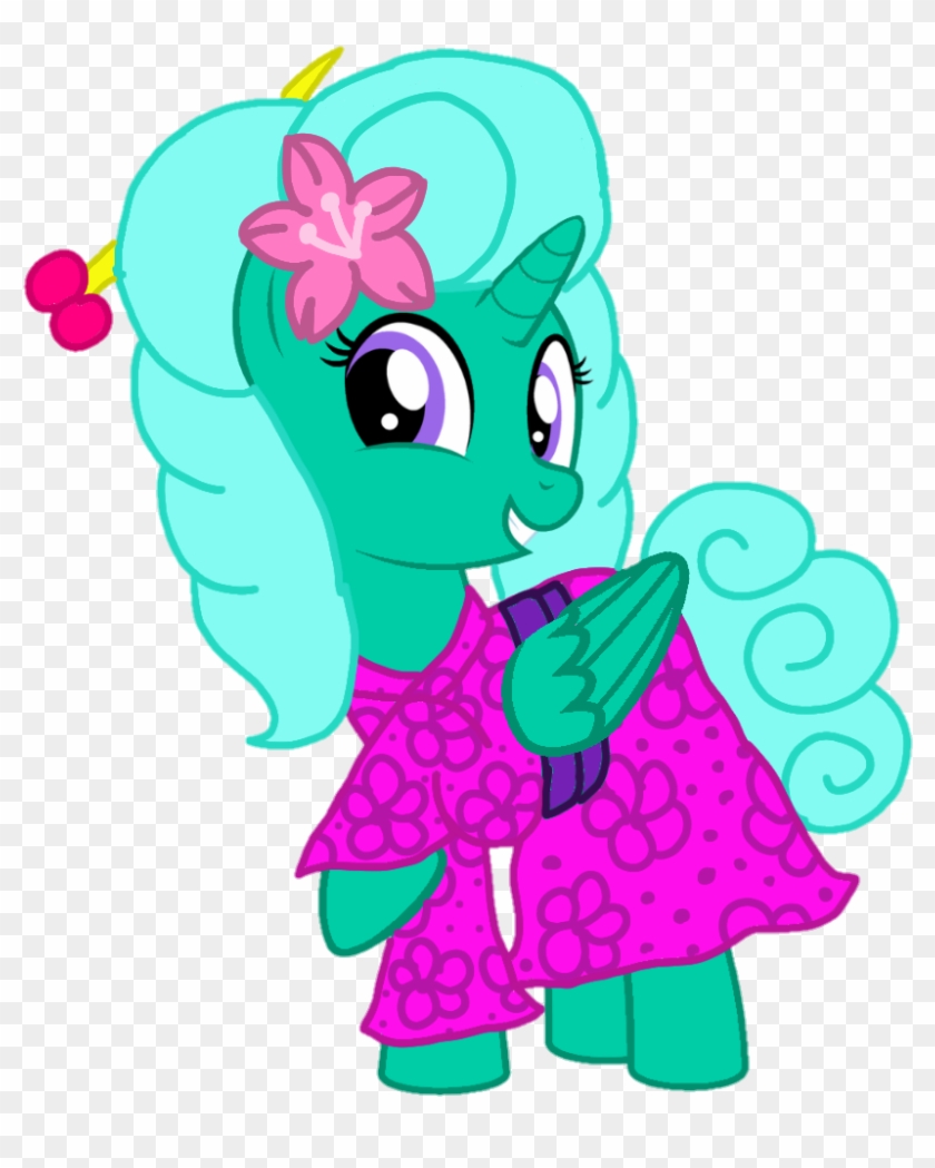 Edit, Flower, Flower In Hair, Glitterbetes, Glittercorn, - Mlp Glitter Drops Clipart