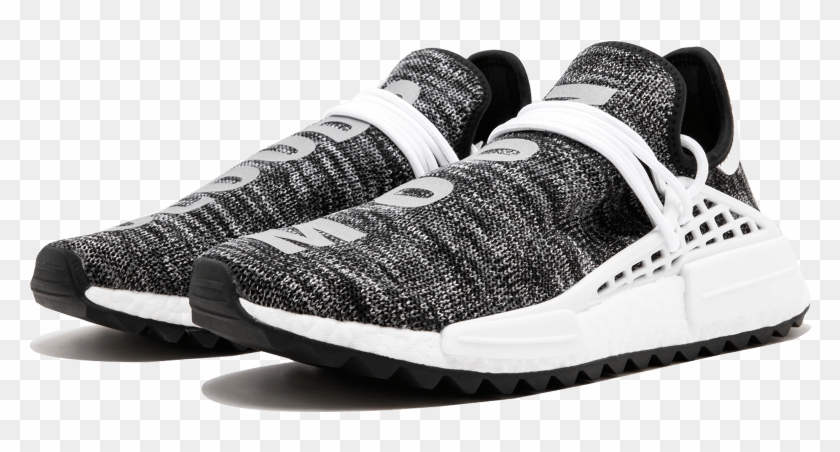 Detailed Images Of The Pharrell X Adidas Nmd Hu “cloud - Core Black Human Race Clipart