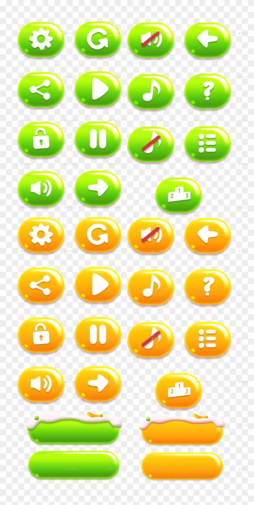 Button Game Full Png Clipart #5098924